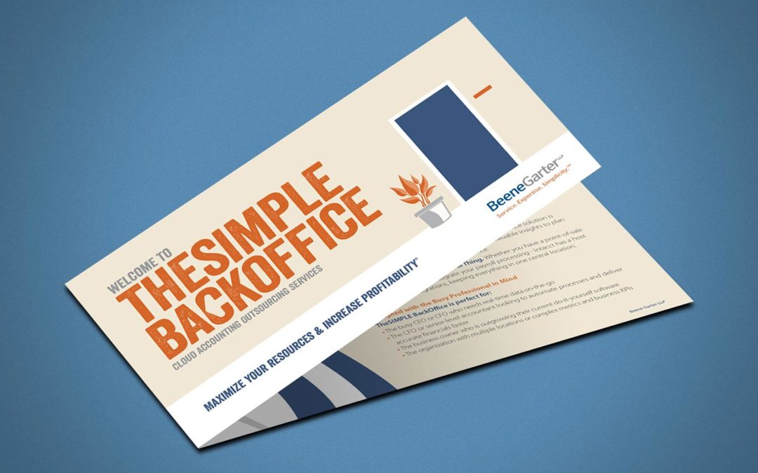 Beene Garter Simple Back Office Brochure
