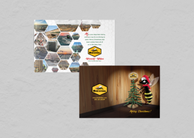 Bee Steel Christmas Card