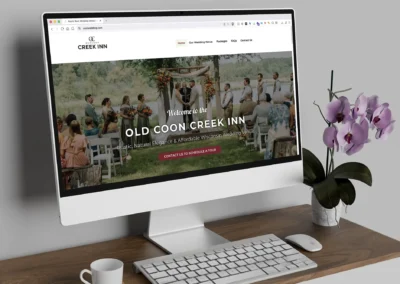 Website redesign or Old Coon Creek Inn Wedding Venue